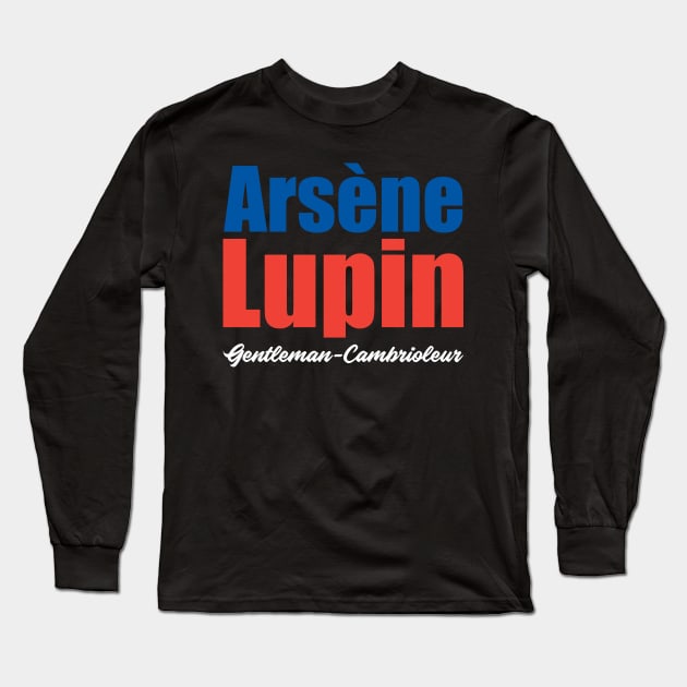 Arsène Lupin, Gentleman Burglar, Gentleman Thief Long Sleeve T-Shirt by Seaside Designs